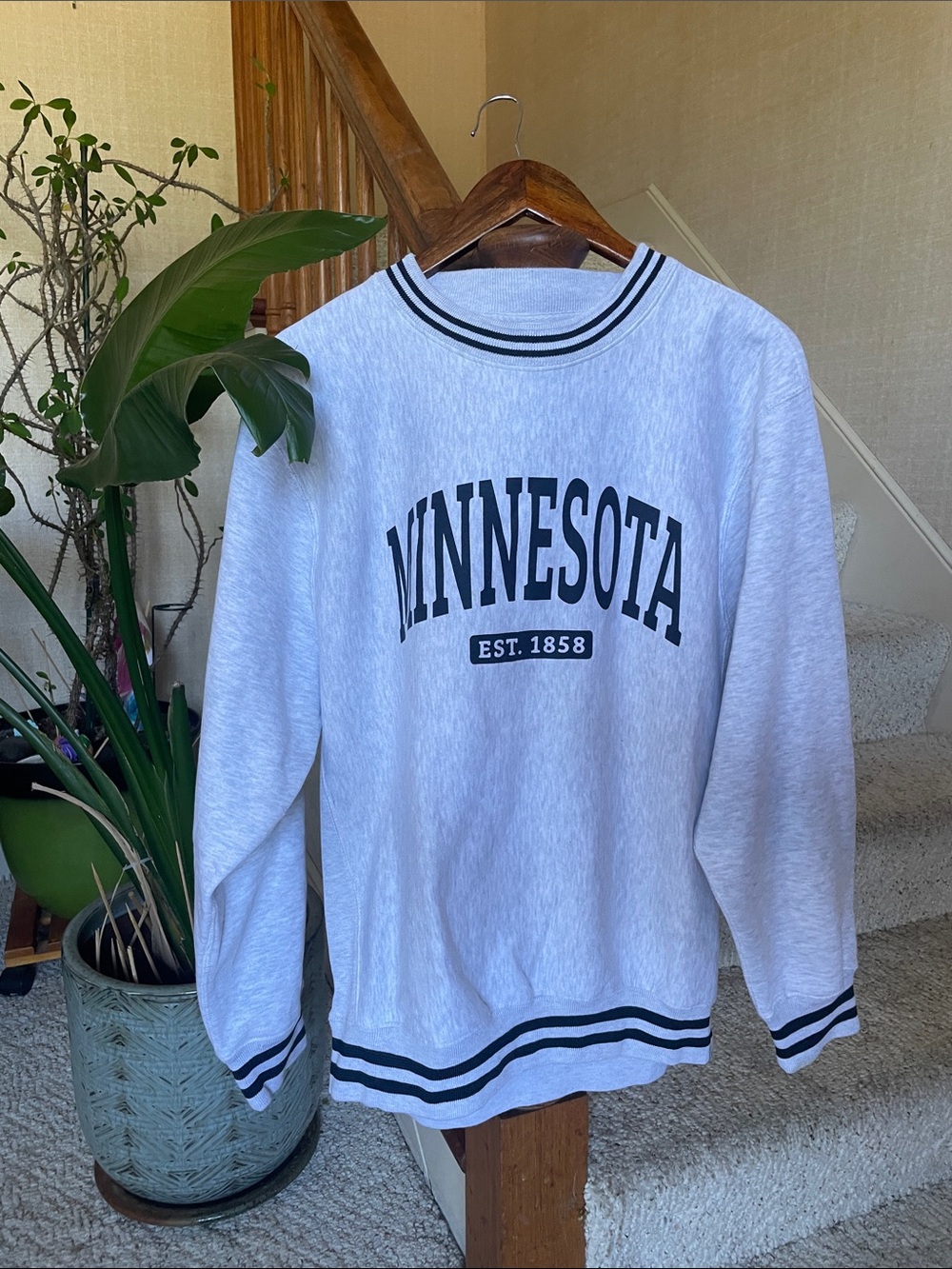 Vineyard Crew White Minnesota Crewneck Sweatshirt
